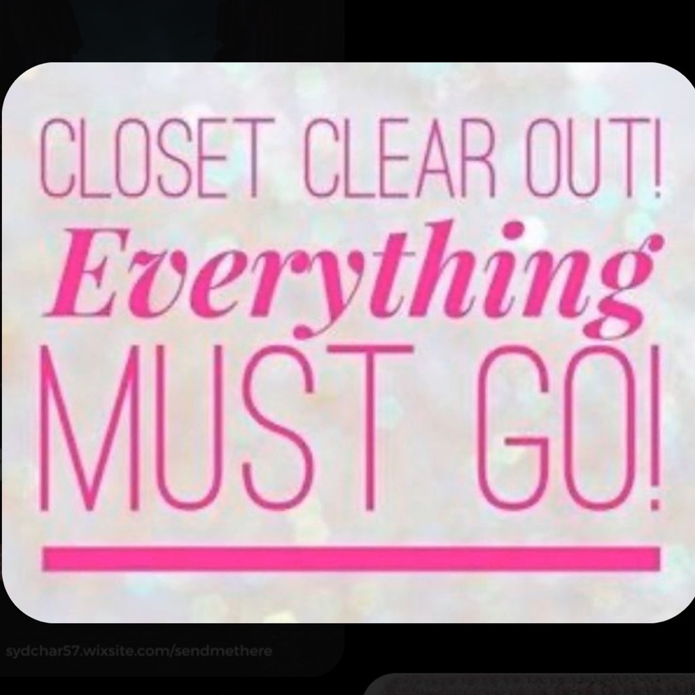 Closet clean out!!